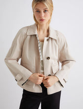 Load image into Gallery viewer, marella-womens-short-stretch-gabardine-trench-coat-rope