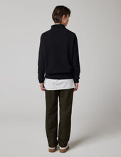 Load image into Gallery viewer, Margaret Howell Gingham Tapered Wool Trouser Black-Green
