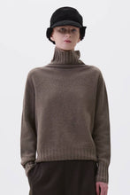 Load image into Gallery viewer, margaret-howell-womens-wide-roll-neck-cashmere-natural-melange