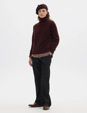Load image into Gallery viewer, margaret-howell-womens-wide-roll-neck-jumper-cashmere-bordeaux