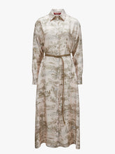 Load image into Gallery viewer, Max Mara Studio Womens's SVELTO All-Over Patterned Belted Dress