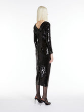 Load image into Gallery viewer, maxmara-studio-arlem-dress-black-sequins