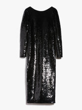 Load image into Gallery viewer, maxmara-studio-arlem-dress-black-sequins