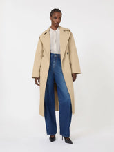 Load image into Gallery viewer, maxmara-studio-mstflirt-womens-printed-crepe-de-chine-shirt-camel