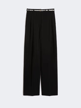 Load image into Gallery viewer, maxmara-studio-womens-mstcorvino-flowing-cady-trousers-black