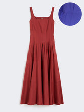 Load image into Gallery viewer, maxmara-studio-womens-mstfeltre-poplin-full-skirt-dress