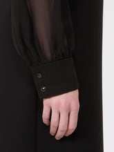 Load image into Gallery viewer, maxmara-studio-womens-mstvolto-cady-cocktail-dress-black