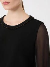 Load image into Gallery viewer, maxmara-studio-womens-mstvolto-cady-cocktail-dress-black