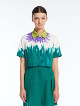 Load image into Gallery viewer, maxmara-weekend-quero-printed-cropped-cotton-shirt