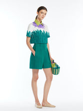 Load image into Gallery viewer, maxmara-weekend-quero-printed-cropped-cotton-shirt