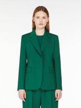 Load image into Gallery viewer, maxmara-weekend-womens-wool-blazer-lamine-green