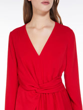 Load image into Gallery viewer, maxmara-studio-mammola-red-dress-bowns
