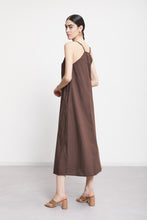 Load image into Gallery viewer, otto-d-ame-cotton-long-dress-with-crochet-doily-see-da5181-2138