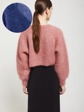 Load image into Gallery viewer, otto-dame-fluffy-mohair-cropped-cardigan