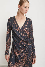 Load image into Gallery viewer, ottodame-viscose-long-dress-with-draping-nvo-ta5158-1921