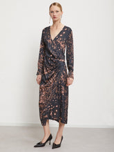 Load image into Gallery viewer, ottodame-viscose-long-dress-with-draping-nvo-ta5158-1921