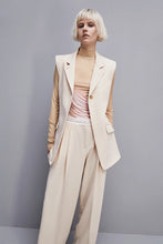 Load image into Gallery viewer, patrizia-pepe-one-button-sleeveless-vest-ivory-skin-1
