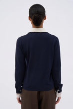 Load image into Gallery viewer, paul-and-joe-womens-candelabre-sweater-in-two-materials-cotton-silk-and-merino-wool