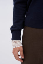 Load image into Gallery viewer, paul-and-joe-womens-candelabre-sweater-in-two-materials-cotton-silk-and-merino-wool