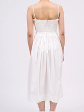 Load image into Gallery viewer, paul-and-joe-womens-clara-midi-length-strapless-dress-in-cotton-poplin