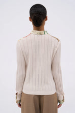 Load image into Gallery viewer, paul-and-joe-womens-nabucco-silk-and-merino-wool-two-fabric-sweater
