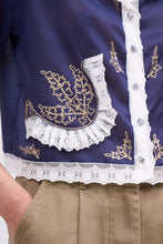 Load image into Gallery viewer, paul-and-joe-womens-silas-embroidered-cotton-muslin-blouse