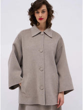 Load image into Gallery viewer, paul-joe-womens-nomade-short-coat-in-double-faced-wool-and-cashmere