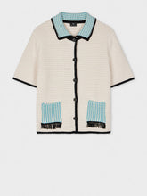 Load image into Gallery viewer, paul-smith-Women-s-ivory-Cotton-Mixed-Crochet-Knitted-Cardigan-W2R-562N-P31303-02-1