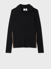 Load image into Gallery viewer, paul-smith-womens-black-wool-blend-collar-sweater