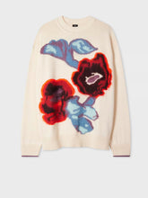 Load image into Gallery viewer, paul-smith-womens-cream-hazy-floral-oversized-sweater-w2r-607n-t31375