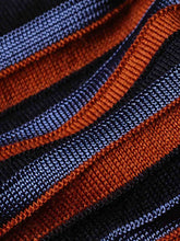 Load image into Gallery viewer, paul-smith-womens-navy-stripe-sleeve-knitted-dress-w2r-659n-t31383