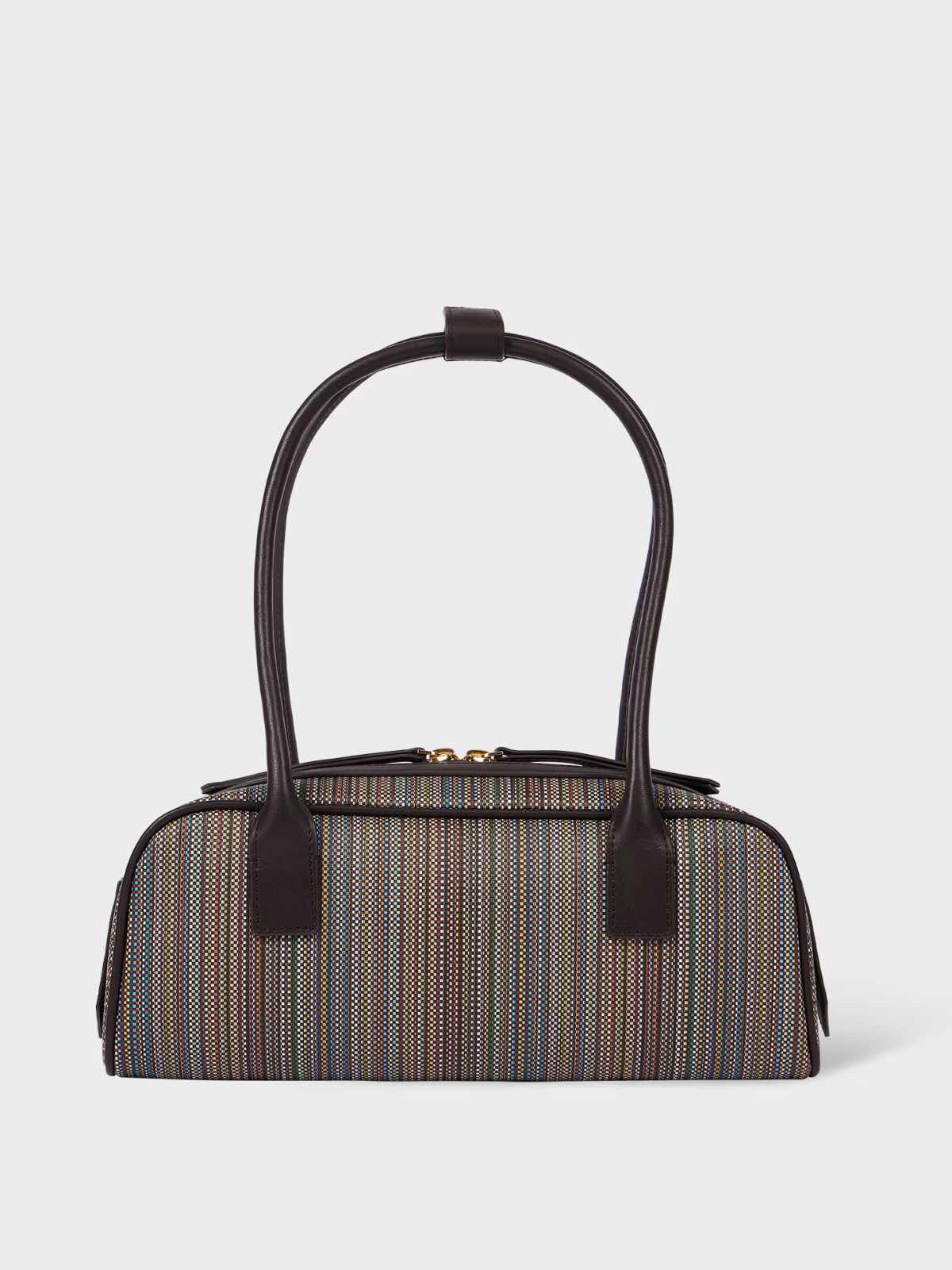 Paul Smith Women's Signature Stripe Coated Canvas 'Agatha' Bag