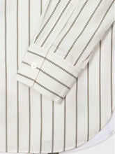 Load image into Gallery viewer, paul-smith-womens-white-mixed-stripe-and-painted-spot-cotton-shirt