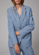 Load image into Gallery viewer, paul-smith-womens-womens-light-blue-pinstripe-blazer-w2r-431j-v31423-45