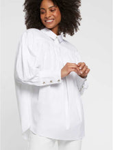 Load image into Gallery viewer, paule-ka-pleated-cotton-poplin-blouse