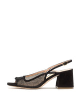 Load image into Gallery viewer, rupert-sanderson-calvacade-black-suede-natural-mesh