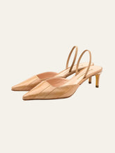 Load image into Gallery viewer, rupert-sanderson-womens-aminta-mid-heel-sling-backs-in-light-beige-eel