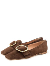 Load image into Gallery viewer, rupert-sanderson-womens-chesla-chocolate-suede-loafers