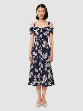 Load image into Gallery viewer, tara-jarmon-raquelita-midnight-blue-dress-TVROB72TV213_T130