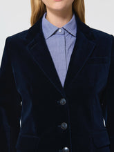 Load image into Gallery viewer, tara-jarmon-womens-vetty-jacket-cotton-in-navy
