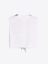 Load image into Gallery viewer, vilagallo-womens-tsaliza-striped-t-shirt-with-lemon-knot