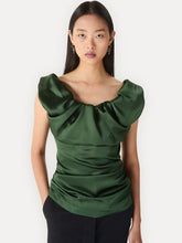 Load image into Gallery viewer, vivienne-westwood-womens-ginnie-top-in-green
