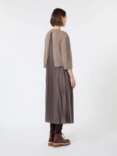 Load image into Gallery viewer, weekend-by-maxmara-wkdcalco-womens-jersey-dress-with-a-wool-top-hazelnut-brown