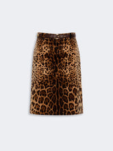 Load image into Gallery viewer, weekend-by-maxmara-womens-flared-printed-velvet-mini-skirt-brown