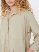 Load image into Gallery viewer, Weekend by MaxMara Women's WKDSEGGIO Flared Cotton-Poplin Dress - Sand