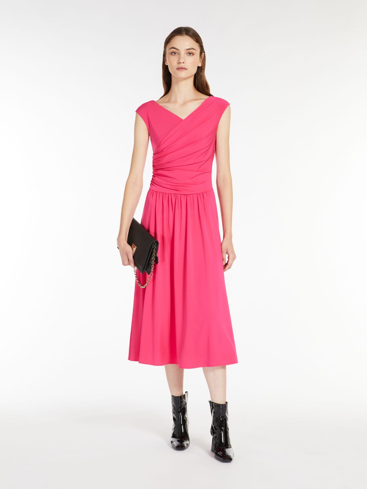 MAXMARA STUDIO Fuchsia Firma Dress – bowns cambridge
