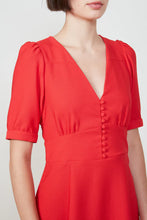 Load image into Gallery viewer, Paul &amp; Joe Gianna Red Crepe Dress
