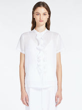 Load image into Gallery viewer, maxmara-studio-ebano-white-ramie-shirt-min