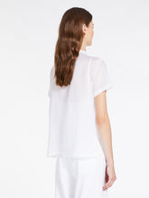 Load image into Gallery viewer, maxmara-studio-ebano-white-ramie-shirt-min