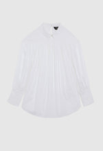 Load image into Gallery viewer, Paule Ka Pleated Cotton-Poplin Blouse